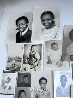 African American Black Photo Lot #1 Vintage Children