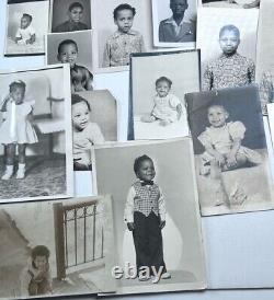 African American Black Photo Lot #1 Vintage Children