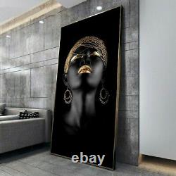 African American Black Woman Canvas Wall Art Painting Poster Print Home Decor