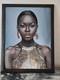 African American Black Woman Female Portrait Art Framed Original Oil Paintings