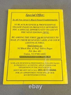 African American Book NJ Black Business Telephone Directory Yellow Pages 1993