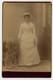 African American Bride Photo 1880 Marriage Wedding Gown Dress Cabinet Card Black