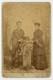 African American Cabinet Card 1880 Interracial Couple Black Female Wealthy Man