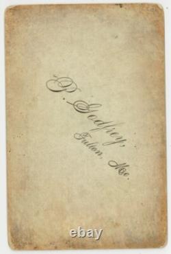 African American Cabinet Card 1880 Interracial Couple Black Female Wealthy Man