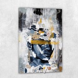 African American Canvas Prints & Wall Art, Black Girl Art, African Abstract Art