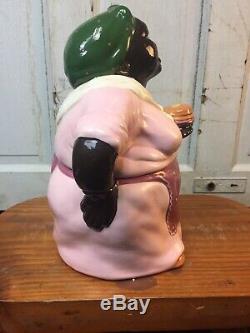 African American Carol Gifford Pancake Mammy Gold Black Americana Cookie Jar