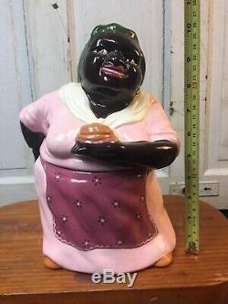 African American Carol Gifford Pancake Mammy Gold Black Americana Cookie Jar