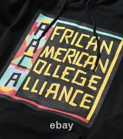 African American College Alliance AACA Hoodie Sweatshirt'91 Classic Black Small