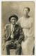 African American Couple 1900 Black Husband Wife In Love RPPC Wedding Rings Photo