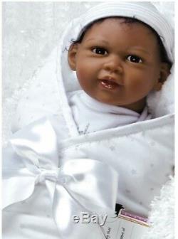 African American Doll Newborn Baby Boy Reborn Bundles Lifelike Soft Black Brown