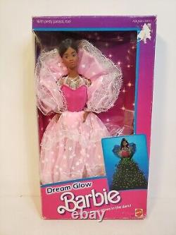 African American Dream Glow Barbie Doll 1985 Mattel 2422 Nrfb