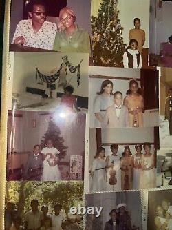 African American Family Photo Albums 12 Black Americana Detroit Halloween Santa