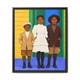 African American Folk Artist Ray Tillman Black Americana Giclee on Canvas Framed
