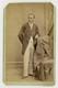 African American Gentleman CDV 1860 Tuxedo Jacket Light Pants Dapper Black Man