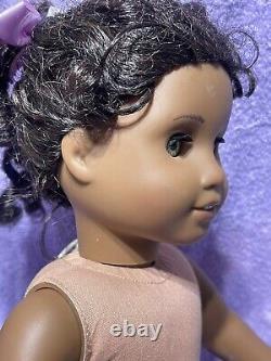 African American Girl doll Cecile Ray green Eyes 2011 Doll Very Dark Skin