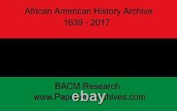 African American Historical Documents 1639 2017 USB Drive