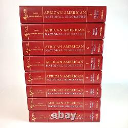 African American National Biography Vols 1 through 8 Hardcover 2008 History