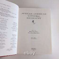 African American National Biography Vols 1 through 8 Hardcover 2008 History