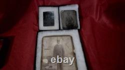 African American PHOTO 3 LOT Black Man Cabinet Card /TIN/ CLINTON TENNESSE