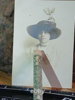 African American Photo BLACK WALLSTREET BEAUTIFUL LADY COOL HAT TULSA OKLA