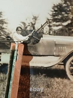 African American Photo BLACK WALLSTREET PRETTY LADY CAR TULSA OKLAHOMA