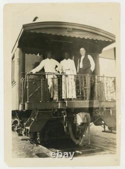 African American Porter, Waiter, Cook Southern Pacific Railroad Black Dining Photo