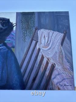 African American Portrait Large Black Woman Female Window Landscape Troy Johnson