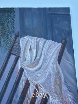 African American Portrait Large Black Woman Female Window Landscape Troy Johnson