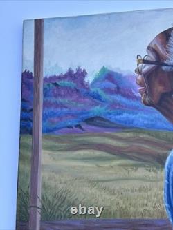 African American Portrait Large Black Woman Female Window Landscape Troy Johnson