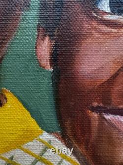 African American Portrait Painting Black Family Children Doll Kids Ken Bell 24