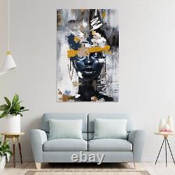 African American Queen Canvas Modern Black Wall Art For Home, Black Art Prints