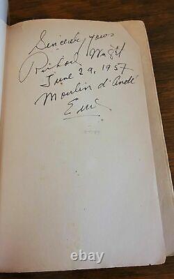 African American Richard Wright Died Paris Book Signed Black Boy French Edition