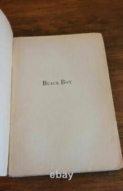 African American Richard Wright Died Paris Book Signed Black Boy French Edition