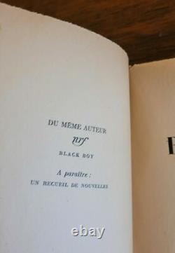 African American Richard Wright Died Paris Book Signed Black Boy French Edition