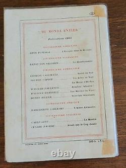 African American Richard Wright Died Paris Book Signed Black Boy French Edition