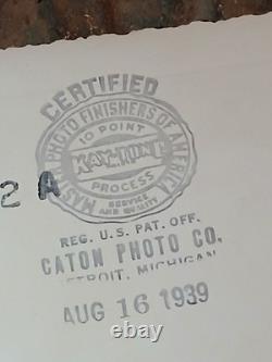 African American School Rare Colored Student POSING WITH BLACK DOLL I. CHAIR