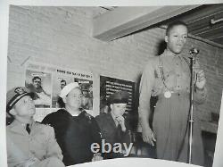 African American Singer Musician Jazz WW2 Performance U. S Military Audience 8x10