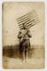 African American Soldier Backward Flag 1918 Civil Rights RPPC Rifle Black J15210