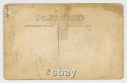 African American Soldier Backward Flag 1918 Civil Rights RPPC Rifle Black J15210