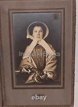 African American Woman Troel Studio Angola NY c1880s Vintage Photography