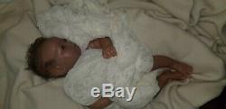 African American ethnic biracial reborn baby girl aa black