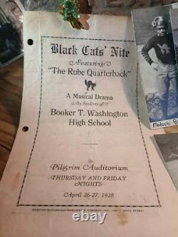 African american school 1928 Black Cat Nite BTW High School Houston Texas