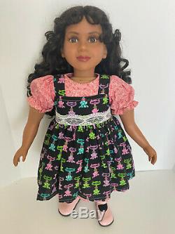 Allison 23 My Twinn doll with outfit, African American, curly black hair