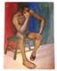 Amateur African American Black Man Underwear Sitting Green Bench Red Shoe