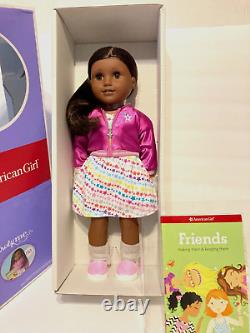 American Girl 2020 Truly Me 80 Doll 18 & Book BRN Eyes TEXTURED BLK HR DRK SKN