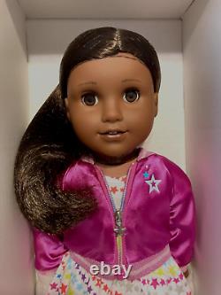 American Girl 2020 Truly Me 80 Doll 18 & Book BRN Eyes TEXTURED BLK HR DRK SKN