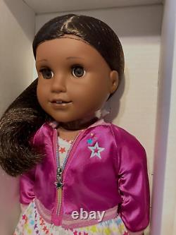 American Girl 2020 Truly Me 80 Doll 18 & Book BRN Eyes TEXTURED BLK HR DRK SKN