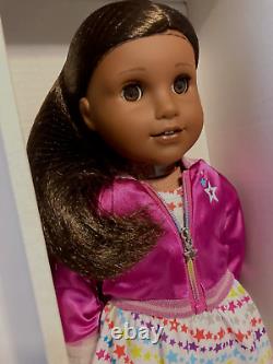 American Girl 2020 Truly Me 80 Doll 18 & Book BRN Eyes TEXTURED BLK HR DRK SKN