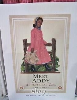 American Girl ADDY WALKER Black Doll with hardcover Book One 18 NIB Retired
