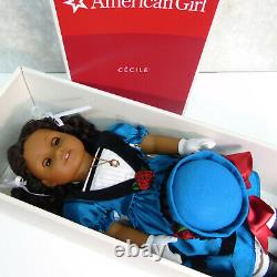 American Girl DOLL CECILE REY In MEET OUTFIT + Necklace Hat Gloves ACCESSORIES